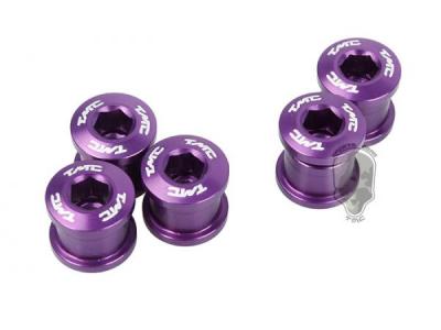 TMC 5pcs Aluminum Crankset Bolts Screws ( Purple )