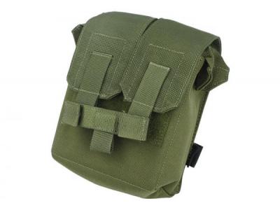 TMC MOLLE M249 200Rds Mag Pouch ( OD )