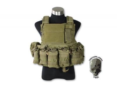 TMC CIR Force Recon Vest Ver Land w/ 8 pouch ( Khaki )