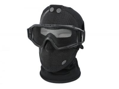 TMC Balaclava+Mesh Goggle+Full Face Mask ( Black )