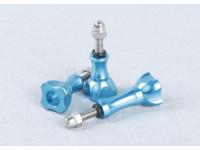 TMC CNC Thumb Knob Stainless Bolt Nut Set Model S ( Blue )