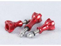 TMC CNC Thumb Knob Stainless Bolt Nut Set Model S ( Red )