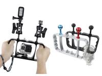 TMC Alum Dual Handheld Diving Light Arm for GoPro