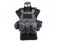 TMC 6094 style Plate Carrier w 3 pouches ( TYP )