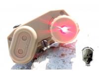 TMC AN/PEQ-15 Battery Case with Red Laser Sight ( DE )