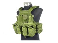 TMC Cordura 6094 style Plate Carrier OD w/6 pouches