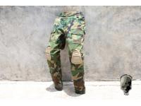 TMC CP Gen2 style Tactical Pants with Pad set ( Woodland )